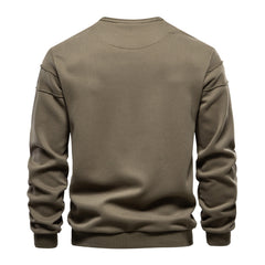 Loookus - New men's round-neck, long-sleeved slim fit knitted Adventure Sweater