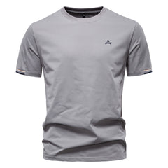 Loookus - 2025 Men's Slim-fit Short-Sleeved Casual High-quality T-shirt