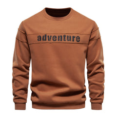 Loookus - New men's round-neck, long-sleeved slim fit knitted Adventure Sweater