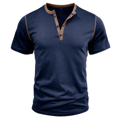 Loookus - Men's short-sleeved Henry Cotton Daily T-shirt