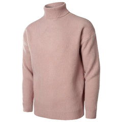 Loookus - autumn and winter men's long-sleeved high-necked fit knitted sweater