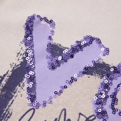 Loookus - Trendy Bunny Sketch Oversized Tee