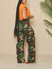 Loookus - Camouflage Cargo Pants