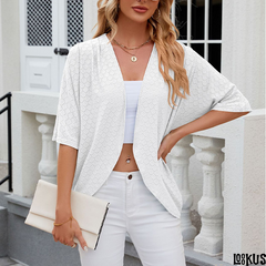 Loookus - Elegant Open-Front Cardigan
