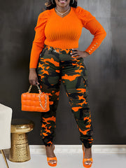 Loookus - Camo Cargo Joggers