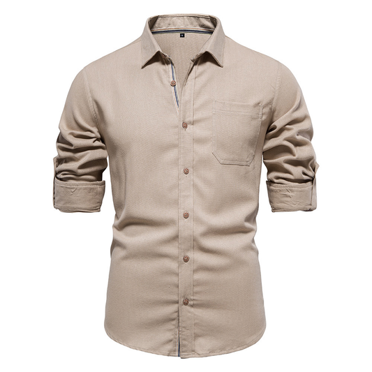 Loookus - Gentleman's Casual and Fashion Cotton Basic Shirt