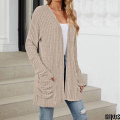 Loookus - Open-Front Long Sleeve