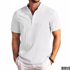 Loookus - Stylish men's stand-collar cardigan T-shirt