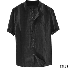 Loookus - stylish men's stand-collar cardigan T-shirt