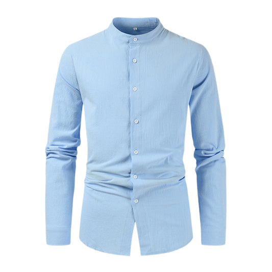 Loookus - Men's Casual Large Size Long Sleeve Shirt