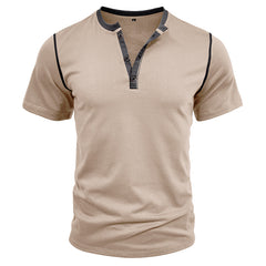 Loookus - Men's short-sleeved Henry Cotton Daily T-shirt
