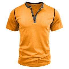 Loookus - Men's short-sleeved Henry Cotton Daily T-shirt