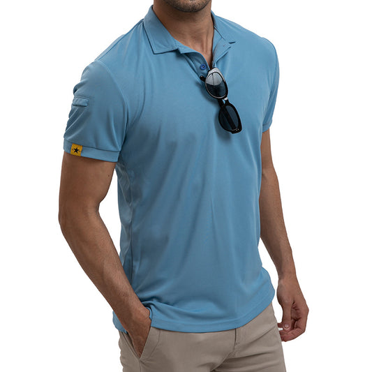 LOOOKUS - 2025 Men's Casual and Comfortable Short Sleeve Polo Shirt