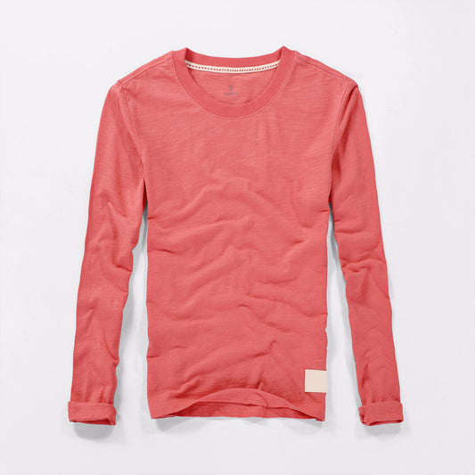 Loookus - 2025 Long-sleeved Bamboo Cotton T-shirt with a solid color