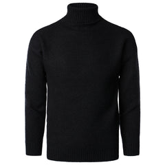 Loookus - autumn and winter men's long-sleeved high-necked fit knitted sweater