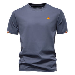 Loookus - 2025 Men's Slim-fit Short-Sleeved Casual High-quality T-shirt
