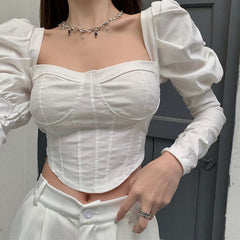 Loookus - French Summer Corset Top