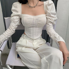 Loookus - French Summer Corset Top