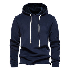 Loookus - Men's autumn and winter fashionable stand-up collar long sleeved hoodie