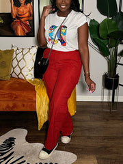 Loookus - Corduroy Pocket Pants