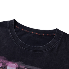 Loookus - American Retro Graffiti Kitty Vibe T-Shirt