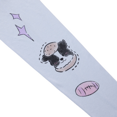 Loookus - Cool Puppy Graffiti Super-Thin Long Sleeve Tee