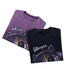 Loookus - American Retro Graffiti Kitty Vibe T-Shirt