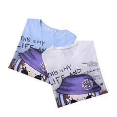 Loookus - Cool Drip Paint Splash Graphic T-Shirt