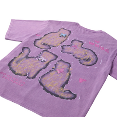 Loookus - American Retro Graffiti Kitty Vibe T-Shirt