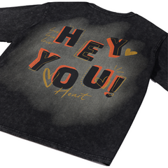 Loookus - American Retro Bow Girl in Bubble Pop Color Clash Tee