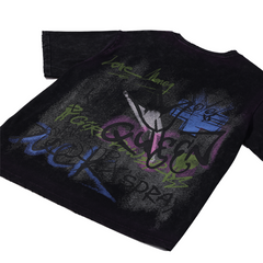 Loookus - American Retro Abstract Art Graphic T-Shirt