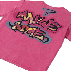 Loookus - American Retro Sunglass Babe Street Glare Sketch Tag Tee