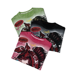 Loookus - American Retro Sunglass Babe Street Glare Sketch Tag Tee