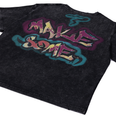 Loookus - American Retro Sunglass Babe Street Glare Sketch Tag Tee