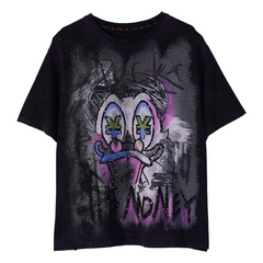 Loookus - American Retro Abstract Art Graphic T-Shirt