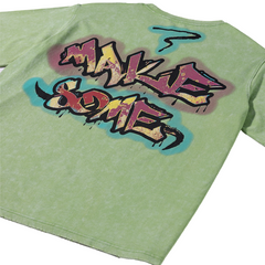 Loookus - American Retro Sunglass Babe Street Glare Sketch Tag Tee