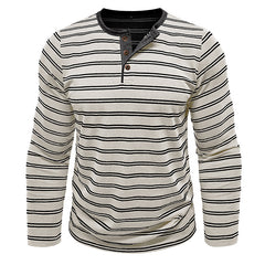 Loookus - 2025 Men's long-Sleeved Henley Design Shirt
