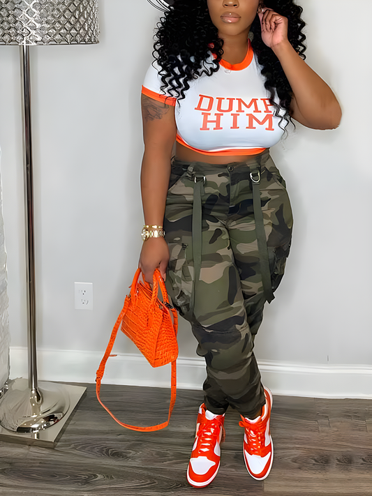 Loookus - Camo Cargo Joggers