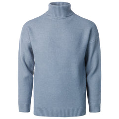 Loookus - autumn and winter men's long-sleeved high-necked fit knitted sweater