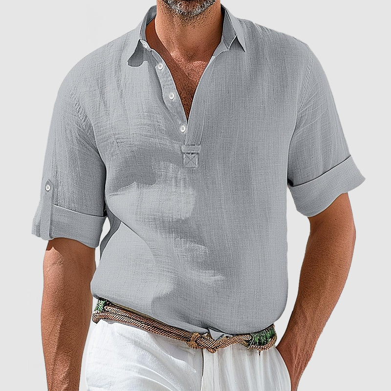 Loookus - Men's Premium Everyday Cotton Linen Shirt