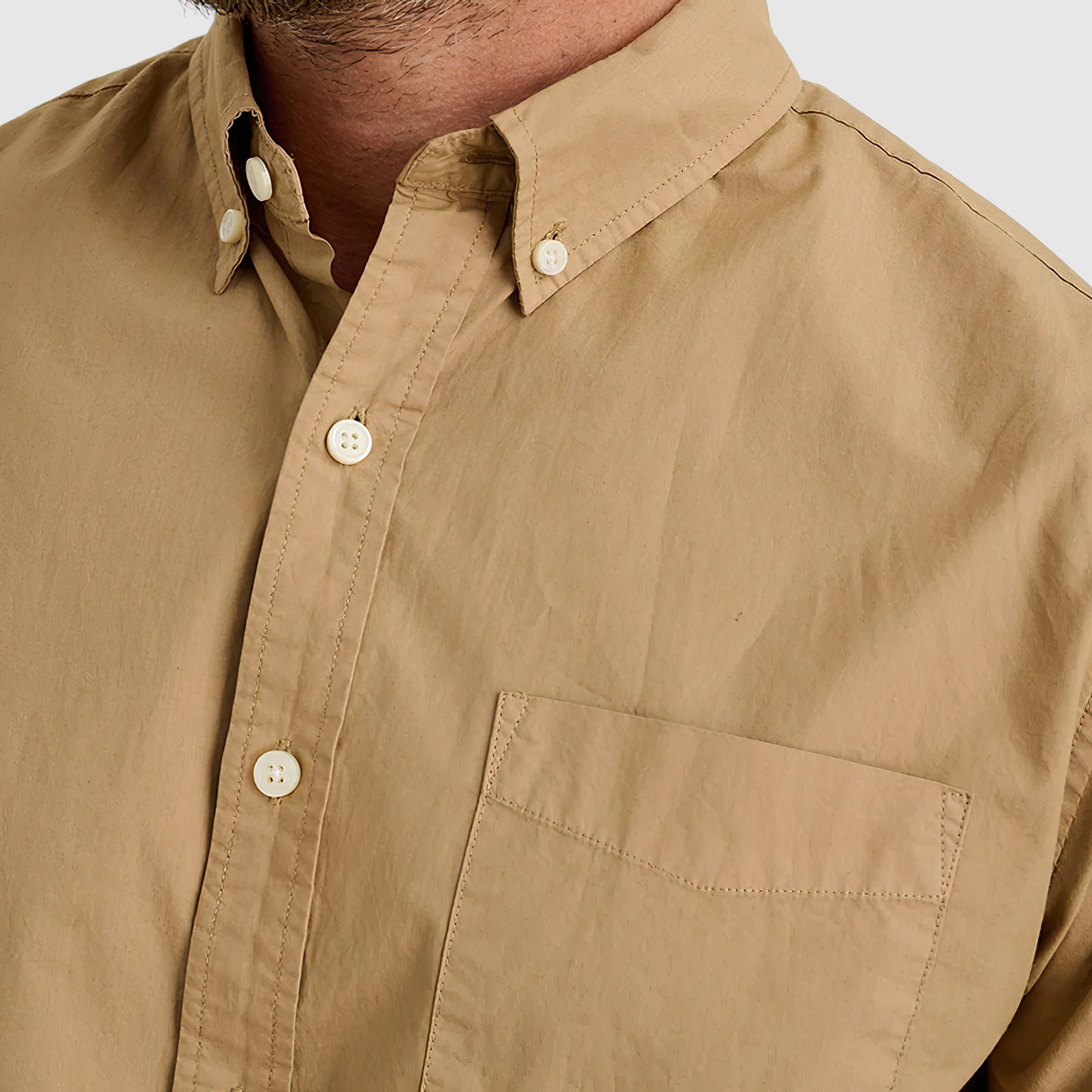 Loookus - Men's combed cotton anti-wrinkle shirt