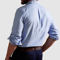 Loookus - Men's combed cotton white shirt