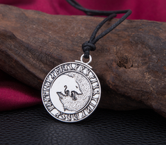 Loookus - Runic Wolf Pendant