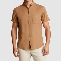 Loookus - Men's Casual Two Color Cotton Linen Shirt