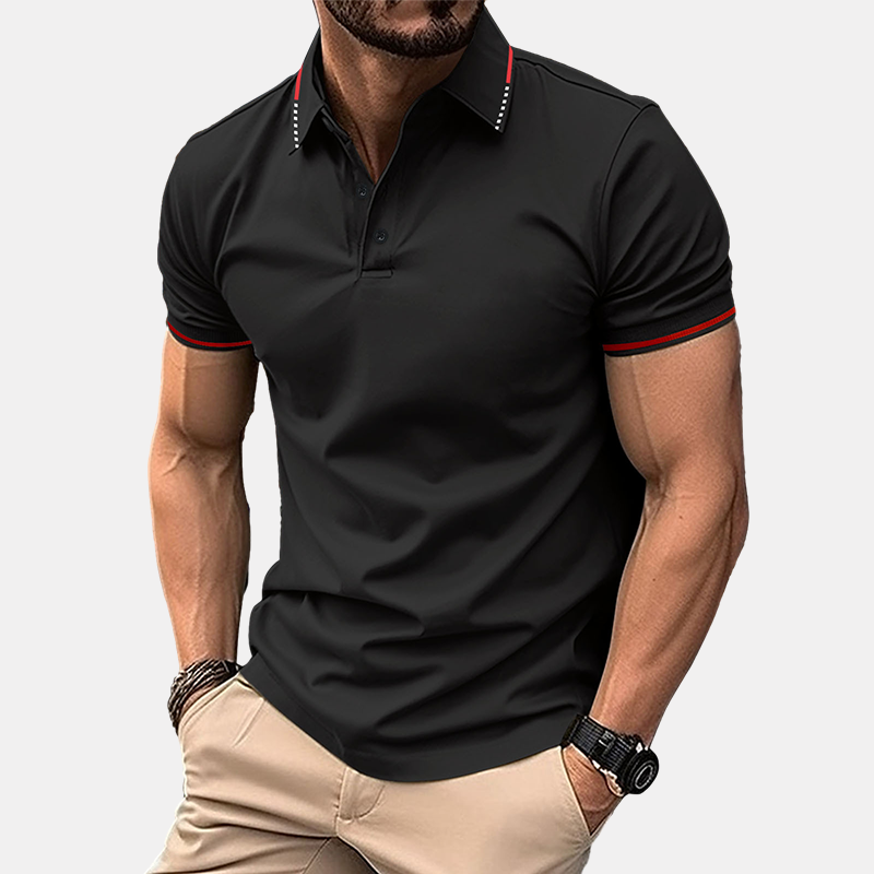 Loookus - Men's Casual Short Sleeve Polo Shirt