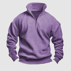 Loookus - Men's Solid Color Casual Gentleman's Sweater