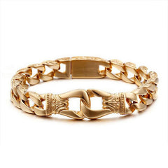 Loookus - 925 Silver Ethnic Pattern Bracelet