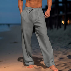 Loookus - Men's Linen Beach Pants