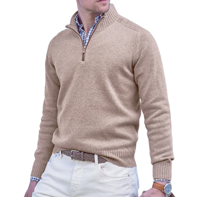 Loookus - Men's Quarter Zip Sweaters