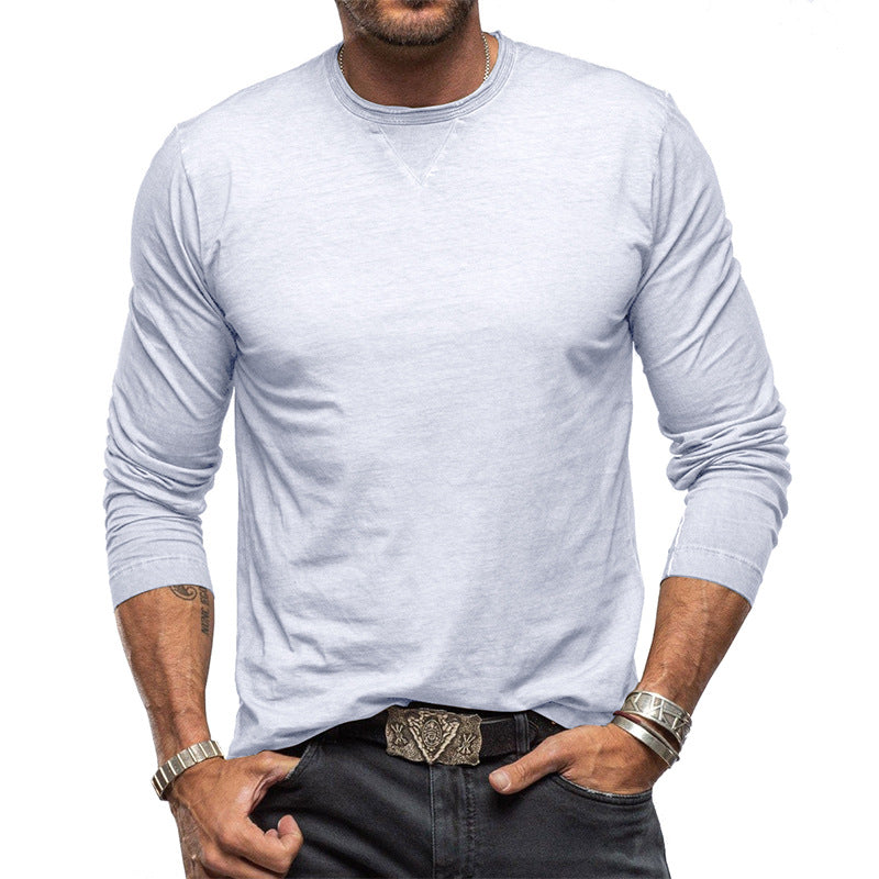 Loookus - Men's cotton long sleeve T-shirt